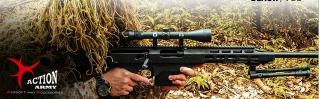 AAC21 Black Sniper Gas Rifle by Action Army